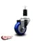 Service Caster 3'' Blue Poly Wheel Swivel 1-3/8'' Expanding Stem Caster SCC-EX20S314-PPUB-BLUE-138 - alternate 3